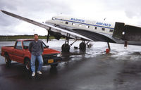 N67588 @ ANC - Hauling fresh fish in Anchorage Alaska, summer of 1995. Photo of Robert Sevier taken by Jody Pond. - by Sevier Aviation