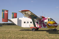 OE-FDK - Pink Aviation Skyvan at Aspersdorf