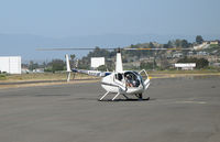 N688SS @ OKB - Raven Helicopters 2000 Robinson Helicopters R44 visiting @ Oceanside Municipal Airport, CA - by Steve Nation
