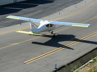N891SB @ L18 - 2005 Tillinghast GLASTAR homebuilt taxying @ Fallbrook Community Airpark Airport, CA - by Steve Nation