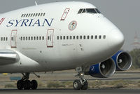 YK-AHA @ SHJ - Syrian Air Boeing 747SP - by Yakfreak - VAP