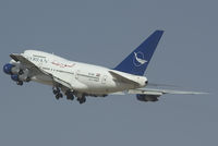 YK-AHA @ SHJ - Syrian Air Boeing 747SP - by Yakfreak - VAP