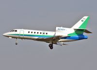 N214DV @ EDI - On final approach at Edinburgh Airport - by Joe Curry