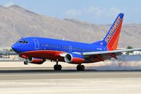N479WN @ LAS - Southwest Airlines N479WN (FLT SWA2474) from Raleigh Durham Int'l (KRDU) touching down on RWY 25L.