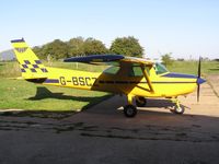 G-BSCZ - Cessna 152 in new colour scheme at Hinton - by Simon Palmer