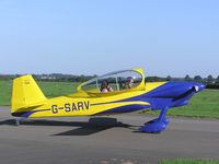 G-SARV - Van's RV-4 in the evening sunshine at Hinton