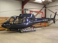 G-SCHI @ EGBW - Aerospatiale AS350B2 in the hangar - by Simon Palmer