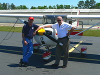 N5258Q @ KFKN - Past Owner Folis Jones and good friend hitches a ride with Current Onwer Louis Mavredes - by Automatic (Mavredes)