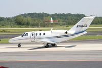 N118CS @ PDK - Taxing past Mercury Air Service - by Michael Martin