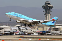 HL7492 @ LAX - Korean Air HL7492 (747-4B5) -FLT KAL18 - departing RWY 25R enroute to Seoul, Korea (Incheon International Airport - RKSI).