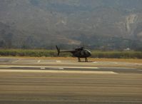 N9118F @ SZP - 1972 Hughes 369HS, Allison 250-C2B Turboshaft 400 Hp, on SZP helipad - by Doug Robertson