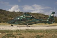N155WH @ SBH - nice painted helicopter