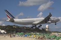 F-GLZN @ SXM - Air France Airbus 340-300