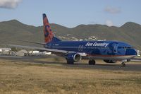 N808SY @ SXM - Sun Country Boeing 737-800