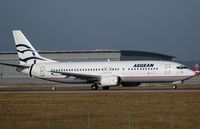 SX-BGH @ STR - Boeing 737-4YO - by Volker Hilpert