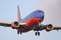 N319SW @ LAX - Southwest Airlines N319SW on final approach to RWY 24R. - by Dean Heald
