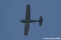 N734VZ - Easing over Ahoskie, above the NAPA store