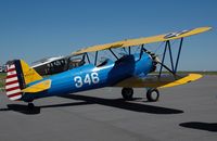 N55097 @ ZQW - Boeing B75N Stearman
