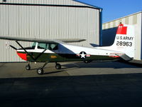 N6863A @ KUAO - Painted in Ft. Rucker U.S ARMY Training colors - by Owner, Dean Zinter