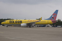 D-AHFX @ TXL - Hapag Lloyd Express Boeing 737-800WL in special colors