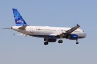 N606JB @ LGB - Jet Blue N606JB Idlewild Blue (FLT JBU205) from John F Kennedy Int'l (KJFK) on final approach to RWY 30.