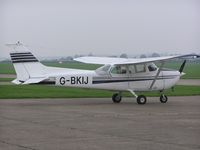 G-BKIJ @ EGSU - One of the based Cessna aircraft at Duxford - by Simon Palmer