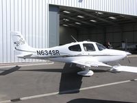 N634SR @ EGBT - Cirrus SR22 at Turweston, near Brackley - by Simon Palmer