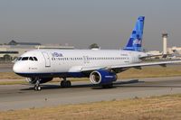 N624JB @ LGB - jetBlue N624JB Blue-T-Ful (FLT JBU262) taxiing to RWY 30 for departure to Sacramento Int'l (KSMF).