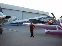 N814CL - DC-3 owned by Clay Lacey at Van Nuys - by Larry Scott