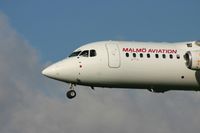 SE-DST @ BRU - descending to rwy 25L
