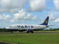 N493AN @ SYCJ - MSN 24093 former reg PP-VOR, Ferry from Rio to Mexico City with ron a Georgetown Guyana. Capt John Boling and Capt Bruce Burns - by John J. Boling
