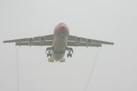 SE-DSX @ BRU - descending to rwy 25L in the fog