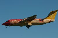 SE-DSX @ BRU - early arrival - dark colours because of low sun