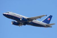 N807UA @ LAX - United Airlines N807UA (FLT UAL492) climbing out from RWY 25R enroute to Dallas Fort Worth Int'l (KDFW).