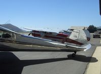 N195DS @ SZP - 1948 Cessna 195 BUSINESSLINER, Jacobs L6 240 Hp - by Doug Robertson