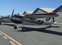 N1525D @ SZP - 1952 Cessna 190 BUSINESSLINER, Jacobs L6 240 Hp, note cowl flaps mod - by Doug Robertson