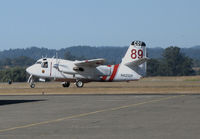 N425DF @ STS - Grass Valley-based CDF S-2T Tanker #89 with Joe Strapa at the controls taxying at Sonoma County Airport, CA loaded and ready to fight Yountville Fire - by Steve Nation