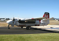 N433DF @ STS - Santa Rosa-based CDF S-2T Tanker #86 with Bob Valette at the controls taxying in to air attack base at Sonoma County Airport, CA following firefighting mission - by Steve Nation