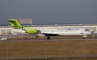 D-AGPG @ STR - Fokker F-100 - by Volker Hilpert