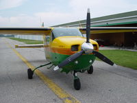 N370LC @ LAN - Beautiful low time 1977 Cessna Centurion - by Larry Coryell