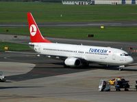 TC-JGA @ EPWA - TURKISH - Boeing 737-800 - by Artur Bado?