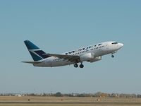 C-GBWS @ YYC - Even a 600 jumps off a shortened runway