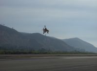 N945JB @ SZP - 2001 Benham DOMINATOR Autogyro, Rotax power, takeoff Runway 22 - by Doug Robertson