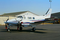 N75V @ MYV - spray-equipped 1968 Beech 65-90A-1 from Bridgewater, VA-based Dynamic Aeronautics @ Yuba County Airport (Marysville), CA - by Steve Nation