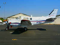 N75V @ MYV - spray-equipped 1968 Beech 65-90A-1 from Bridgewater, VA-based Dynamic Aeronautics @ Yuba County Airport (Marysville), CA - by Steve Nation
