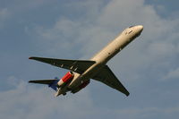 LN-ROZ @ BRU - flight SK1594 takes off to CPH from rwy 20 - by Daniel Vanderauwera