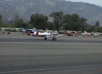 N93716 @ SZP - 1946 ERCO ERCOUPE 415C, Continental A&C75 75 Hp, touchdown Runway 22 - by Doug Robertson