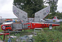XR954 @ EGHH - Folland Gnat T.1 - by Les Rickman
