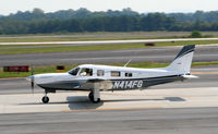 N414FG @ PDK - Taxing to Runway 20L - by Michael Martin