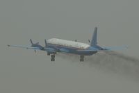 EX-75466 @ SHJ - Phoenix Aviation Iljuschin 18 - by Yakfreak - VAP